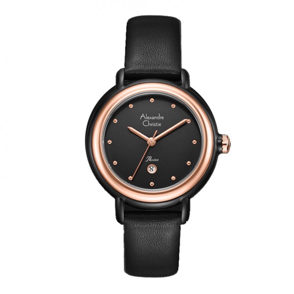 Alexandre Christie AC 2963 Rosegold Black LDLRGBA